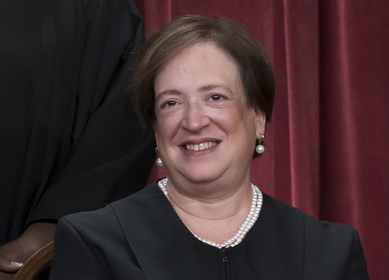 FILE - Supreme Court Justice Elena Kagan poses for a new group portrait, at the Supreme Court building in Washington, Oct. 7, 2022. While speaking at a judicial conference in Portland, Ore., Thursday, Aug. 3, 2023, Justice Kagan publicly declared her support for an ethics code for the court, but said there was no consensus among the justices on how to proceed. (AP Photo/J. Scott Applewhite, File)