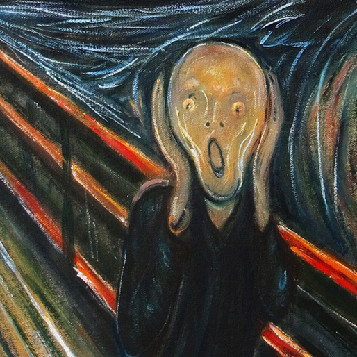 'The Scream' painting by Edvard Munch