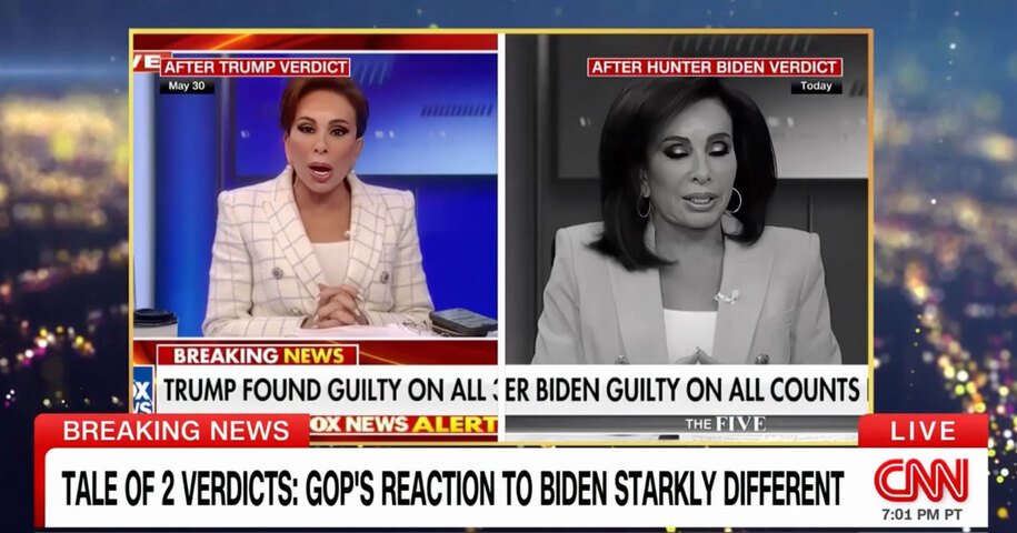 Watch: Side-by-side GOP reactions to Trump and Hunter Biden convictions