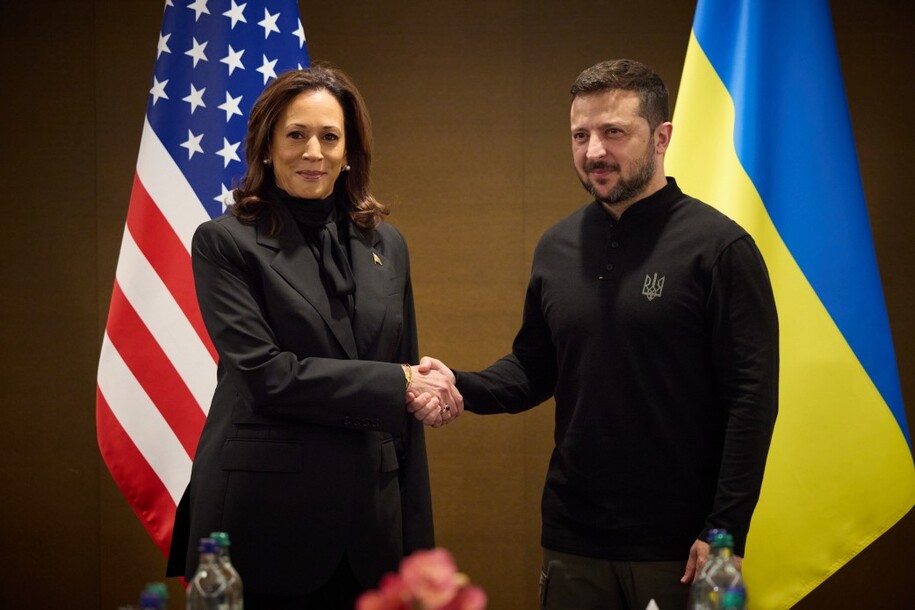 On the sidelines of the Global Peace Summit in Switzerland, President of Ukraine Volodymyr Zelenskyy met with U.S. Vice President Kamala Harris, who is heading the U.S. delegation to the Summit. 15 June 2024