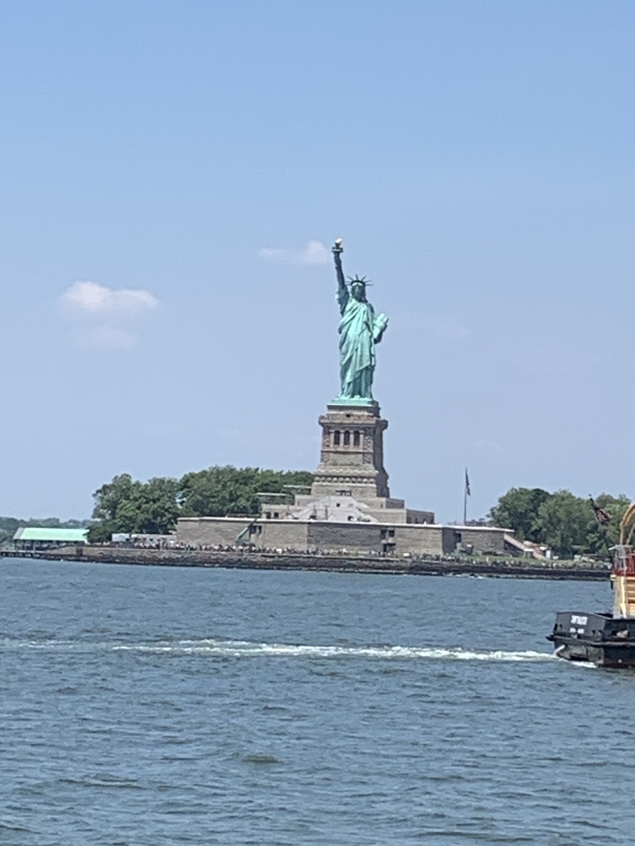 Statue of Liberty seen from the ferry