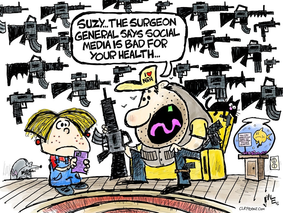 Cartoon: The surgeon general says ...