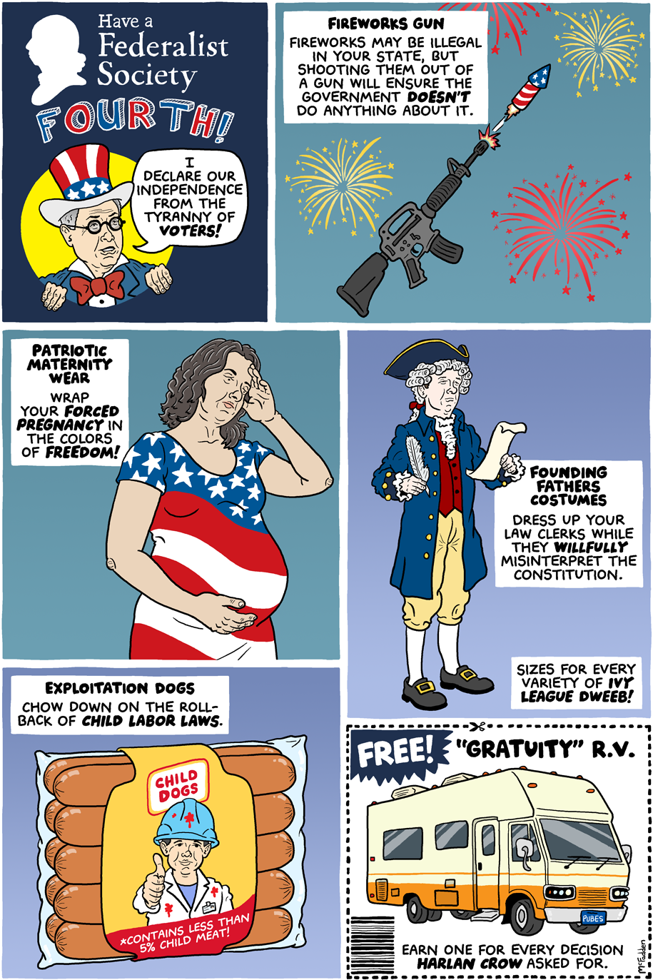 Cartoon: Have a Federalist Society fourth!