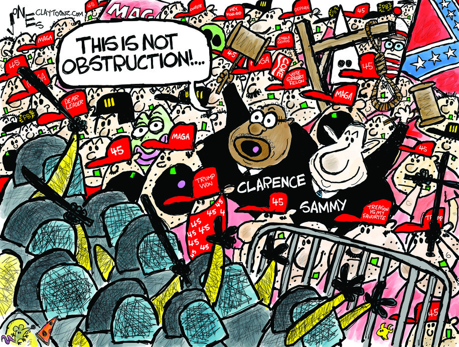 Cartoon: Supreme obstruction