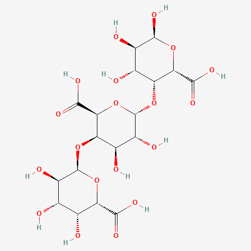 pectin trisaccharide, a trisaccharide in which three alpha-D-galactopyranuronic acid units are joined via (1->4)-linkages. https://pubchem.ncbi.nlm.nih.gov/compound/5287609