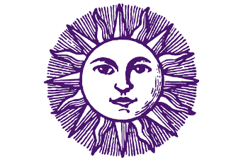 Purple sun, by unknown Renaissance artist, Wikimedia Commons, resized, https://commons.wikimedia.org/wiki/File:Purple_sun.png 