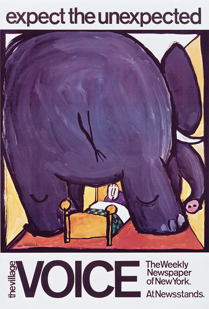 Tomi Ungerer poster for The Village Voice