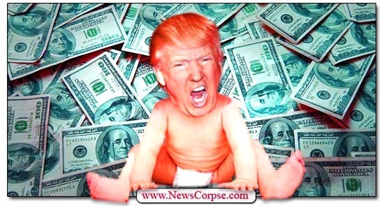 Donald Trump Cash Pile