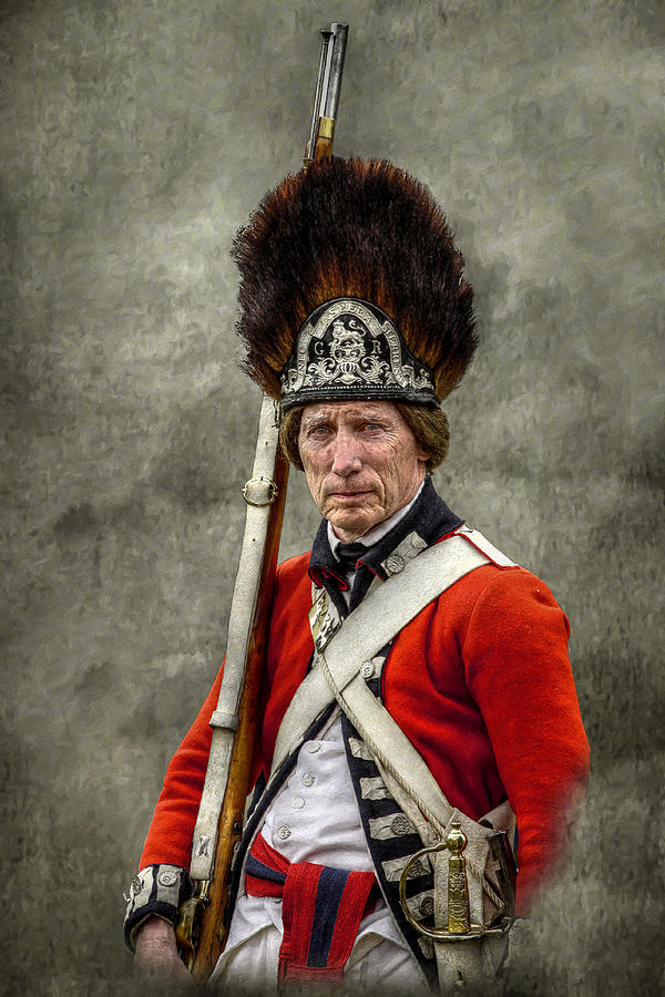 British grenardier, Revolutionary War
